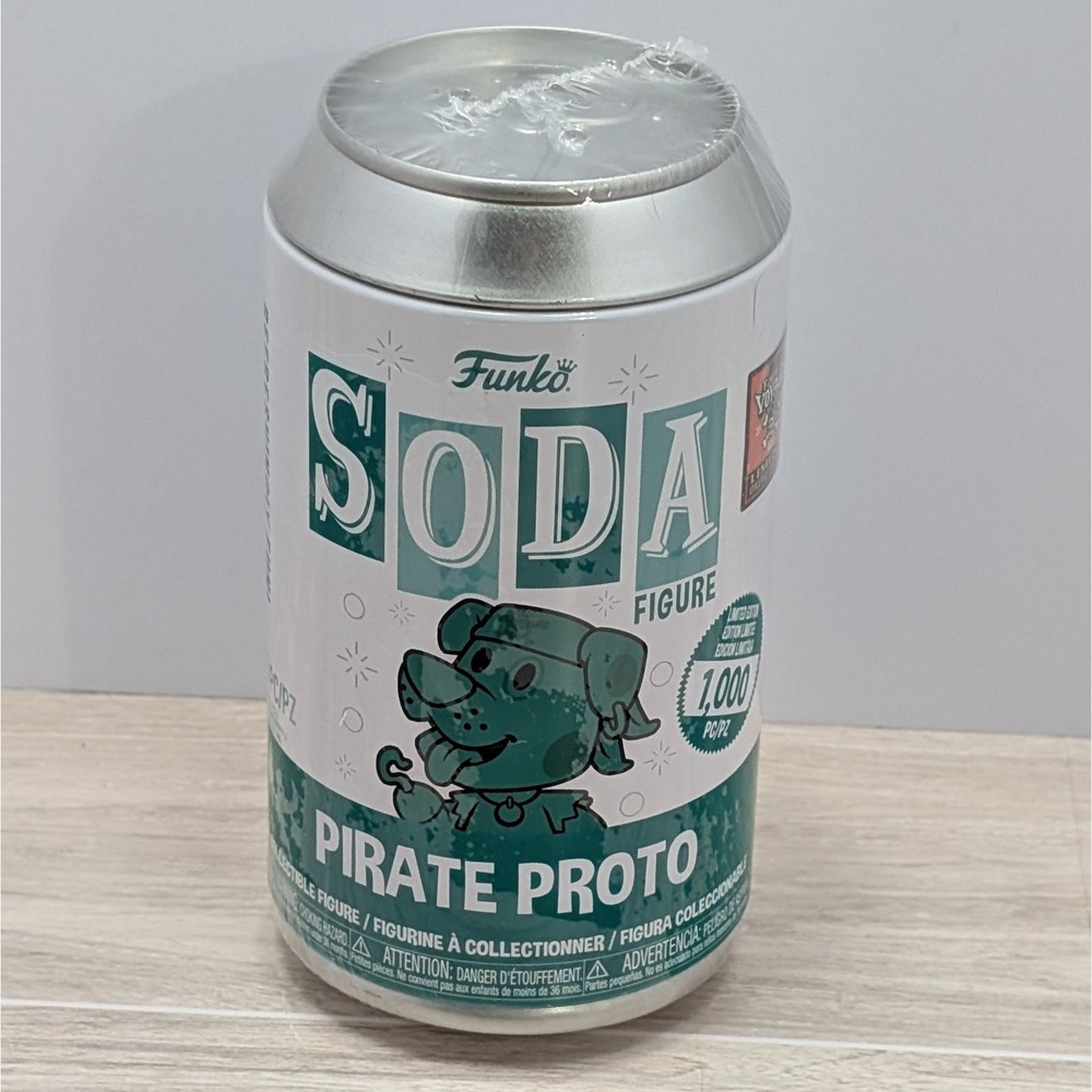 Funko Soda Pirate Proto Limited Edition 1000 PCS Vinyl Figure Sealed Can